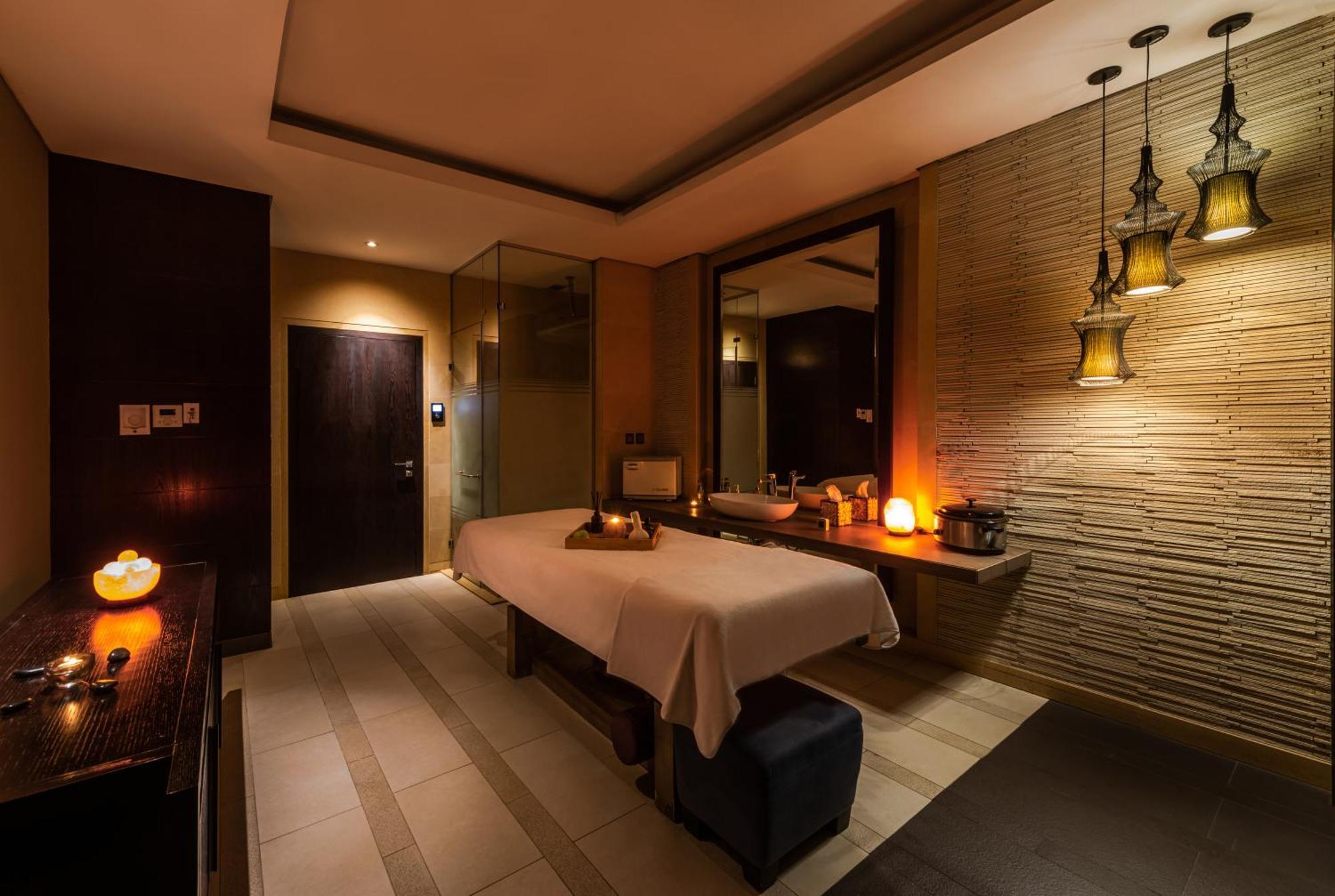 利雅得水仙水疗酒店 利雅德 外观 照片 A treatment room at the spa
