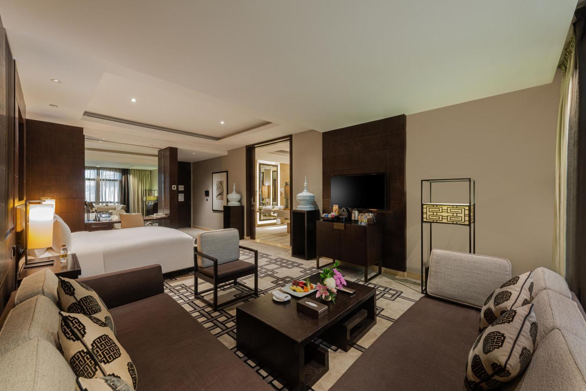 利雅得水仙水疗酒店 利雅德 外观 照片 A suite at the hotel